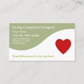 Cartes de visite pour aidants (Devant)