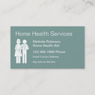 Cartes de visite pour aide à domicile