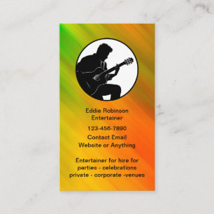 Cartes de visite pour animateur musical