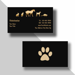 Cartes de visite pour animaux de compagnie