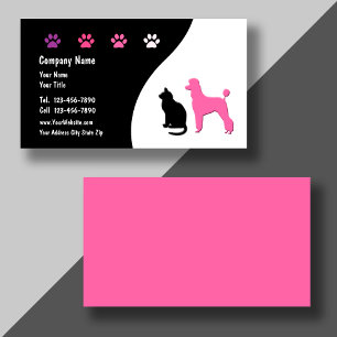 Cartes de visite pour animaux de compagnie