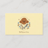 Cartes de visite pour animaux de doodle (Devant)