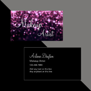 Cartes de visite pour artiste maquilleuse