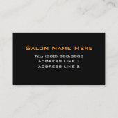 cartes de visite Pour Artistes De Maquillage (Dos)