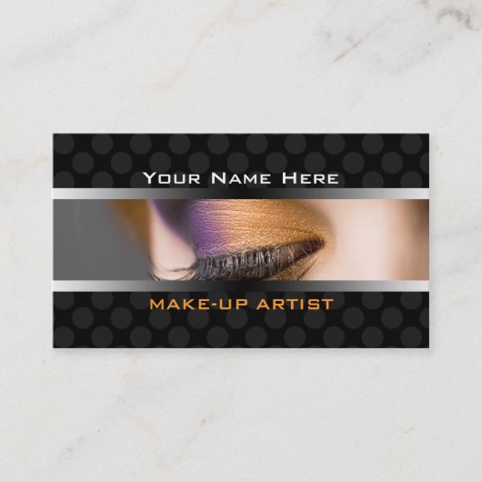 cartes de visite Pour Artistes De Maquillage (Devant)