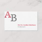 Cartes de visite pour avocat (Dos)