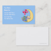 Cartes de visite pour babysitting (Devant / Derrière)