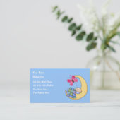 Cartes de visite pour babysitting (Debout devant)