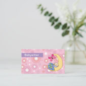 Cartes de visite pour babysitting (Debout devant)