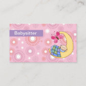 Cartes de visite pour babysitting (Devant)