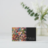 Cartes de visite pour barman (Debout devant)