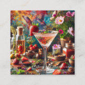 Cartes de visite pour barman (Devant)
