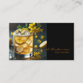 Cartes de visite pour barman (Devant)