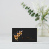 Cartes de visite pour barman (Debout devant)