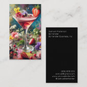Cartes de visite pour barman (Devant / Derrière)