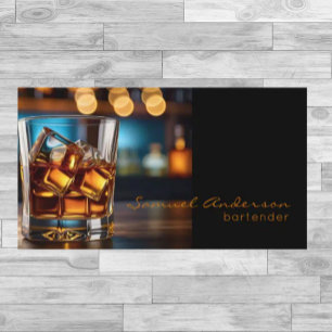 Cartes de visite pour barman
