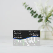 Cartes de visite pour barman (Debout devant)