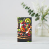 Cartes de visite pour barman (Debout devant)