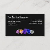 Cartes de visite pour bijouterie de luxe (Devant)