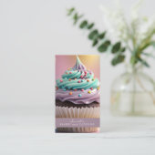 Cartes de visite pour boulangerie Baker (Debout devant)