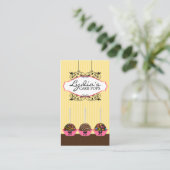 Cartes de visite pour boulangerie de Cake Pops (Debout devant)