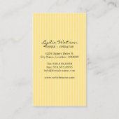 Cartes de visite pour boulangerie de Cake Pops (Dos)