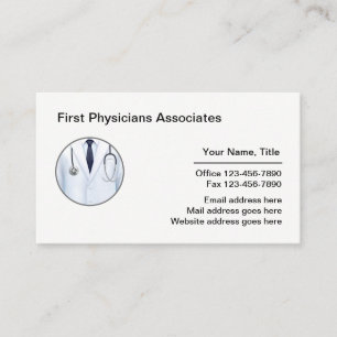 Cartes de visite pour cabinet médical