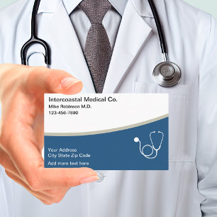 Cartes de visite pour cabinet médical de médecin