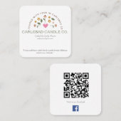 Cartes de visite pour Carlsbad Candle Co. (Devant / Derrière)