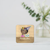 Cartes de visite pour chats (Debout devant)