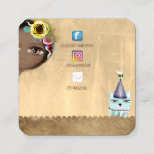 Cartes de visite pour chats (Dos)