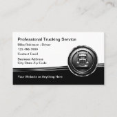 Cartes de visite pour chauffeurs de camion profess (Devant)