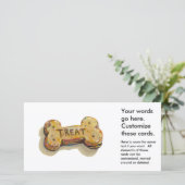 Cartes de visite pour chiens fêtes entreprises évé (Debout devant)