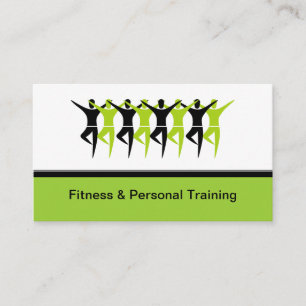 Cartes de visite pour coach sportif et fitness mod