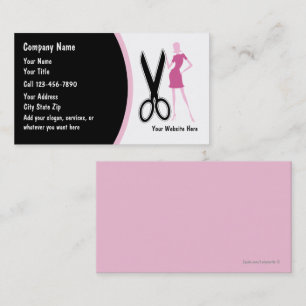 Cartes de visite pour coiffeur