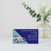 Cartes de visite pour collision automobile (Debout devant)