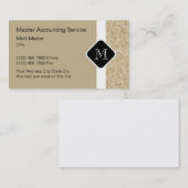 Cartes de visite pour comptable moderne (Devant / Derrière)