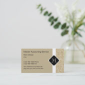Cartes de visite pour comptable moderne (Debout devant)