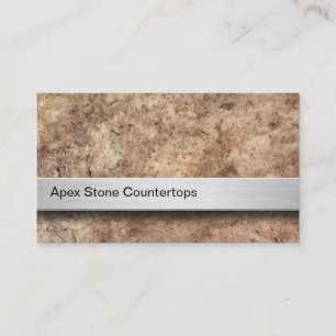 Cartes de visite pour comptoirs en pierre