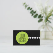 Cartes de visite pour conception Web (Debout devant)