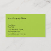 Cartes de visite pour conception Web (Dos)