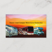 Cartes de visite pour concessionnaire de camping-c (Devant)