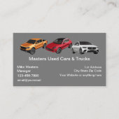 Cartes de visite pour concessionnaire de voitures  (Devant)