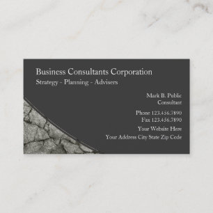 Cartes de visite pour conseil en entreprise