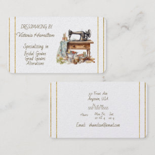 Cartes de visite pour couturière Robes de mariée R