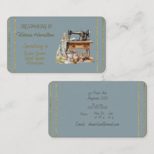 Cartes de visite pour couturière Robes de mariée R