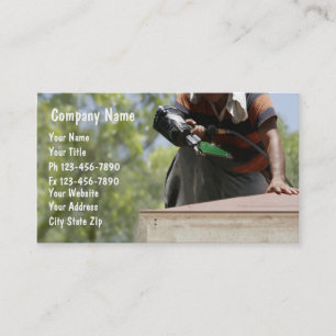 Cartes de visite pour couvreurs