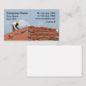 Cartes de visite pour couvreurs (Devant / Derrière)
