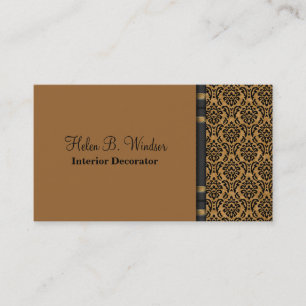 Cartes de visite pour décorateur d'intérieur