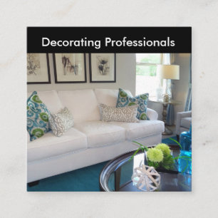 Cartes de visite pour décorateur d'intérieur et mi